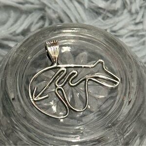 Sterling Silver Bear Pendant